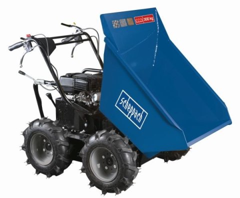 Wozidło spalinowe taczka 4x4 5,6 KM 300 kg 125 l DP3000 Scheppach 5908802903