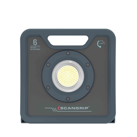 Wytrzymała akumulatorowo - sieciowa lampa robocza LED 6000 lm 37 W Scangrip NOVA 6 C R forLIFE 03.6205