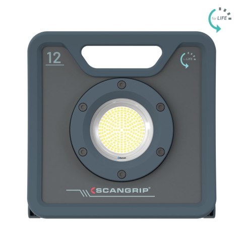 Wytrzymała lampa robocza LED 12000 lm BLUETOOTH 81 W Scangrip NOVA 12 forLIFE 03.6206