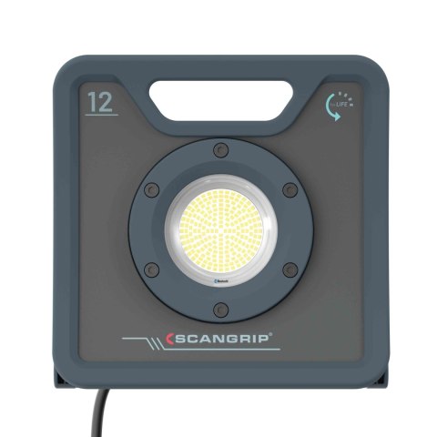 Wytrzymała lampa robocza LED 12000 lm BLUETOOTH 81 W Scangrip NOVA 12 forLIFE 03.6206