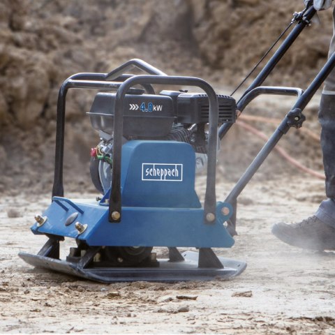 Zagęszczarka spalinowa 6,5 KM 25 kN 97,5 kg z matą i kółkami HP2200S Scheppach 5904612903