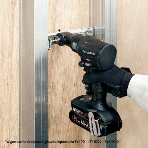 Zakrętarka udarowa 18V Panasonic EY1PD1 ładowarka 2 x aku 18 V / 3,0 Ah systainer