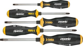 Zestaw 5 wkrętaków FELO Ergonic [5 cz.] do pobijania