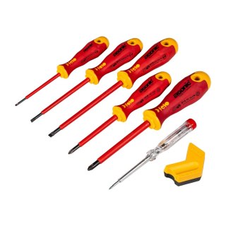 Zestaw 5 wkrętaków FELO Ergonic VDE próbnik napięcia 220-250V magnetyzer
