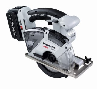 Zestaw PANASONIC Pilarka tarczowa 18V z 2 x 18V 5.0Ah Li-ion ładowarka, z Systainer (14.4V współpracująca)