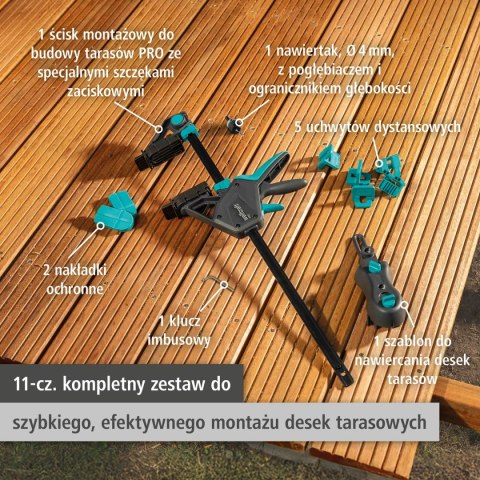 Zestaw do budowy tarasów PRO, Wolfcraft