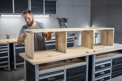 Zestaw mimośrodowych złączy meblowych, wolfcraft