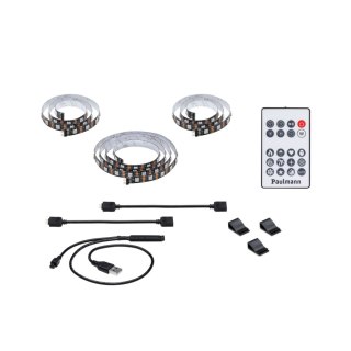 Zestaw taśma LED TV55 cali USB pilot Dynamic Rainbow RGB 3,5W 5V czarny