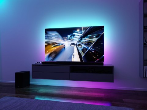 Zestaw taśma LED TV55 cali USB pilot Dynamic Rainbow RGB 3,5W 5V czarny