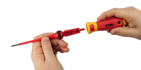 Zestaw wkrętaków VDE z kluczykiem do szafek elektrycznych FELO E-SMART INDUSTRY [13 cz.]
