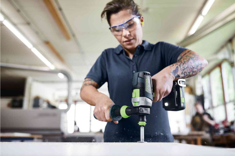 Festool akumulatorowa wiertarko-wkrętarka udarowa QUADRIVE TPC 18/4 5,2/4,0 I-Set SCA