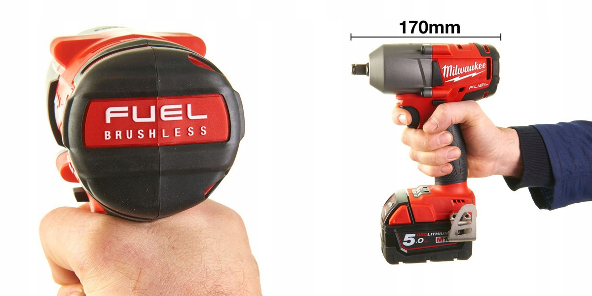 Milwaukee M18 FMTIWP12-502X Klucz udarowy 1/2" z pinem Milwaukee M18 FMTIWP12-502X Klucz udarowy 1/2" z pinem