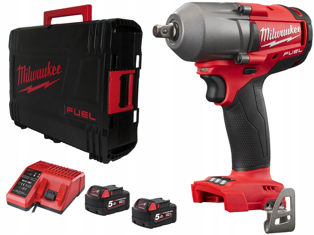 Milwaukee M18 FMTIWP12-502X Klucz udarowy 1/2" z pinem Milwaukee M18 FMTIWP12-502X Klucz udarowy 1/2" z pinem