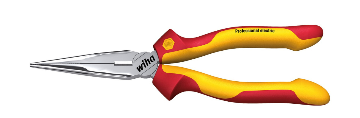 Wiha szczypce półokrągłe Professional electric z ostrzem prostym 160 mm Wiha szczypce półokrągłe Professional electric z ostrzem prostym 160 mm