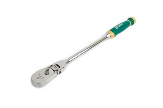 Grzechotka szybkomocująca 1/2" 72- zęby z długim uchwytem -łamana sata