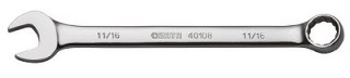 Klucz płasko-oczkowy cal. 7/16" sata