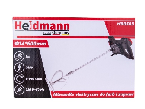 Mieszadło elektryczne Heidmann do farb i zapraw