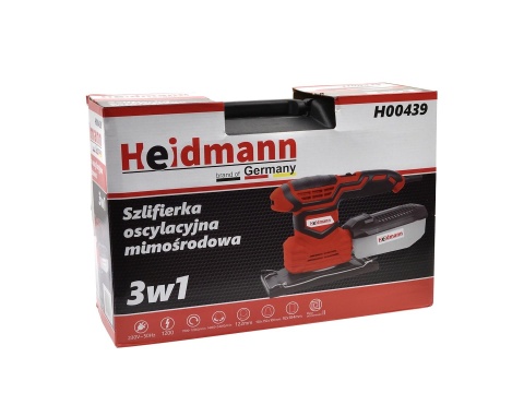 Szlifierka oscylacyjna mimośrodowa Heidmann 3w1 230V