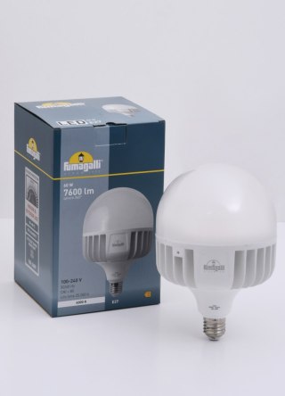 Źródło światła Fumagalli E27 HIGH POWER LED 60W 4000K mleczna 230V biały / tworzywo sztuczne
