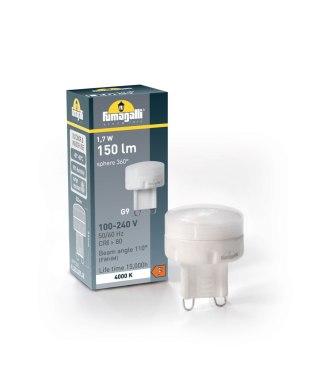 Źródło światła Fumagalli LED G9 1,7W 4000K mleczna 230V biały / tworzywo sztuczne