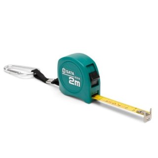 Taśma miernicza z karabińczykiem 2x13mm sata