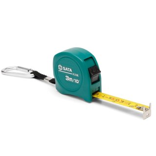 Taśma miernicza z karabińczykiem metryczno/calowa 3 / 10"x16mm sata