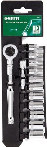 Zestaw 14 kluczy nasadowych 3/8" sata