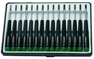 Zestaw 15 wkrętaków precyzyjnych płaskie, philips, torx, hex sata