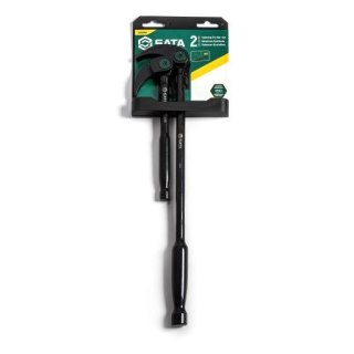 Zestaw 2 łomów 8" i 16" z obrotową głowicą sata