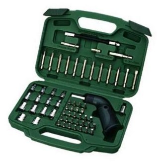 Zestaw 60 nasadek i bitów 1/4" sata