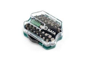Zestaw bitów 1/4" z uchwytem magnetycznym quick-change - 31 elementów sata