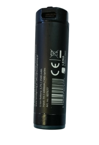 Akumulator Li-ion 3,7V 2600mAh z gniazdem do ładowania USB-C (do Spark LED)