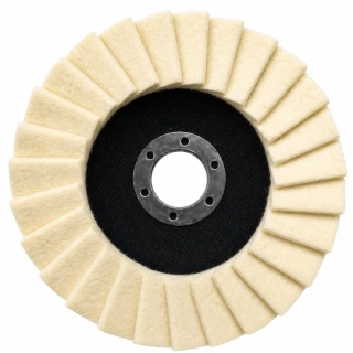 Filc polerski listkowy talerzowy Gerfelt 125 x 22.2 mm Germaflex