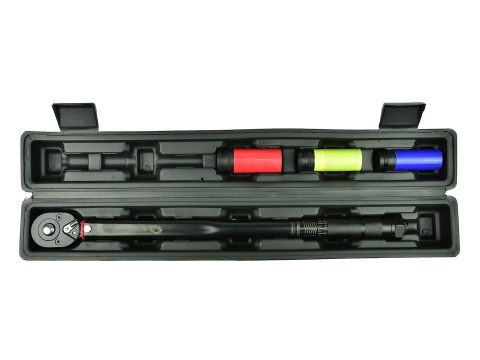 Klucz dynamometryczny 1/2 28-210nm nasadki alu 3el. Black HD GEKO