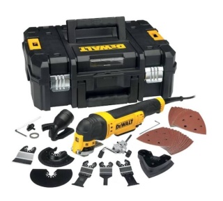 NARZĘDZIE OSCYLACYJNE SIECIOWE MULTI TOOL DEWALT DWE315KT-QS