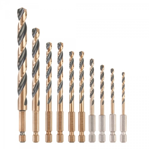 ZESTAW 10 WIERTEŁ BLACK AND GOLD HEX DEWALT DT20620-QZ