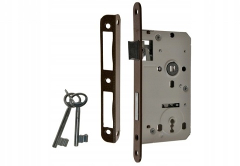 Zamek wpuszczany 72/60 na klucz JANIA