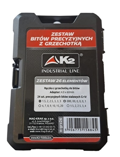 Zest 26 bitów precyzyjnych z grzechotką