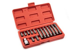Zestaw 15 częściowy bitów TORX Grosley
