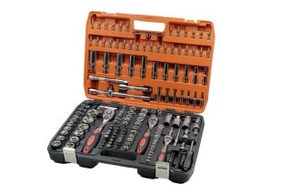 Zestaw 172 częściowy kluczy nasadowych 1/4" 3/8" 1/2" Grosley