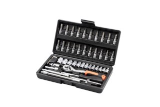 Zestaw 46 częściowy kluczy nasadowych 1/4" Grosley