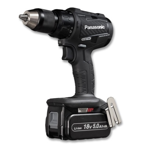Zestaw PANASONIC Wiertarko - wkrętarka udarowa 2 x 18V/5,0Ah ładowarka, z walizką (14,4V współpracująca)