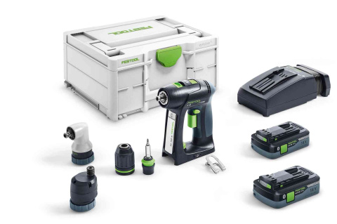 Festool akumulatorowa wiertarko-wkrętarka C 18 HPC 4,0 I-Set