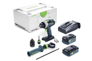 Festool akumulatorowa wiertarko-wkrętarka udarowa QUADRIVE TPC 18/4 5,2/4,0 I-Plus 575605__