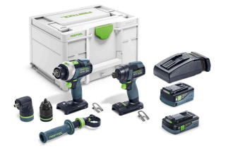 Festool zestaw wiertarka i zakrętarka TID 18 5,2/4,0-Set TPC 18/4