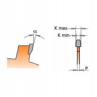 Tarcza diamentowa CMT do cementu D=160 F=20 Z=4 K=2,1-2,2/1,6