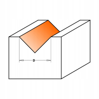 CMT - Frez HM D=12,7 I=12,7 A=90 S=8