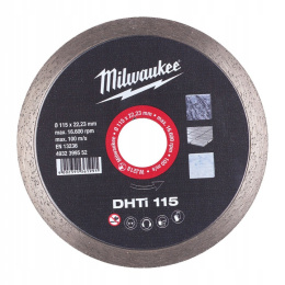 Milwaukee-Tarcza diamentowa DHTi 115 x 22,2 mm