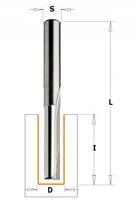 CMT - Frez HM D=8 I=31,7 L=60 S=8