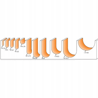 CMT - Frez HM R=4,75 D=9,5 I=6,4 S=8